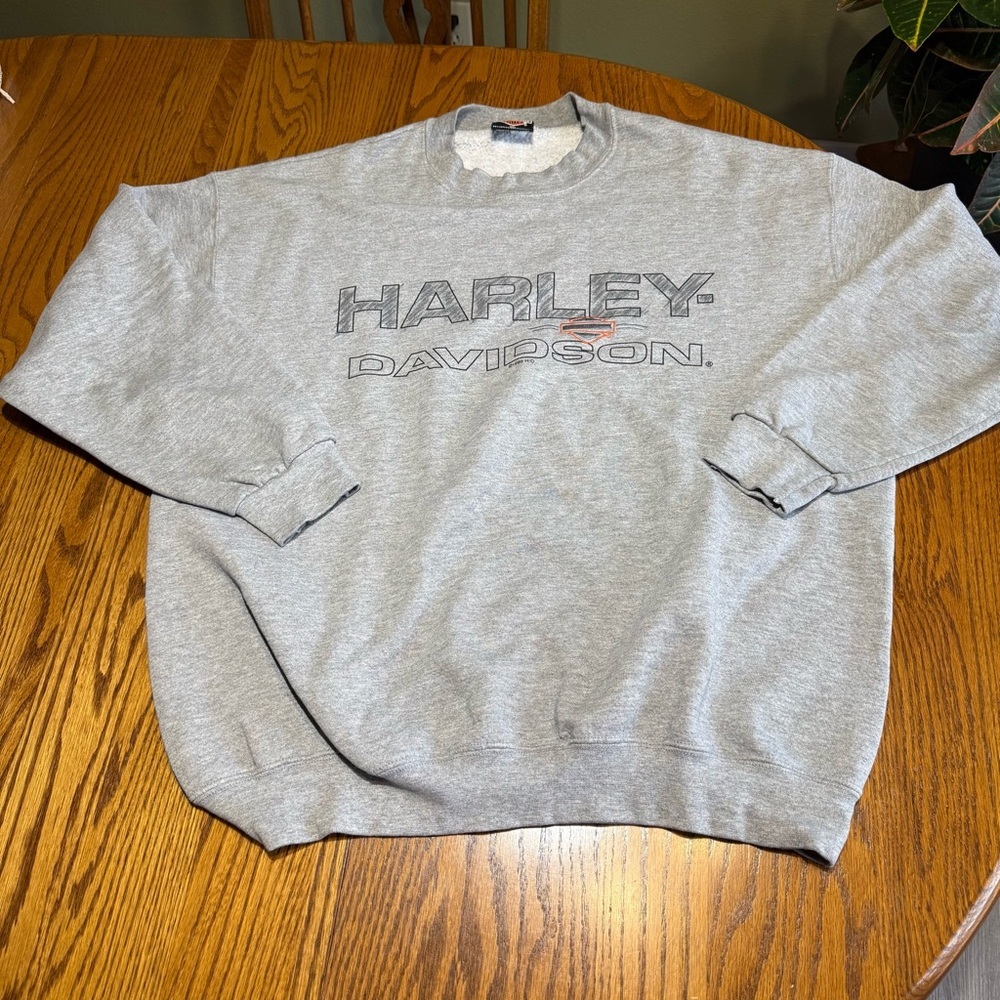 Harley Davidson Vintage Crewneck 1999 Sioux Falls, South Dakota Size XL